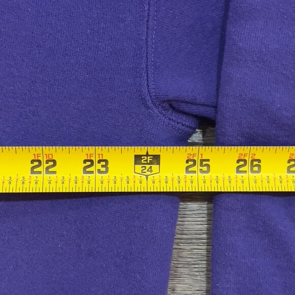 RARE! Vintage 1991 Nutmeg Mills Phoenix Suns Purple Sweatshirt Made in USA - XL - Picture 9 of 10